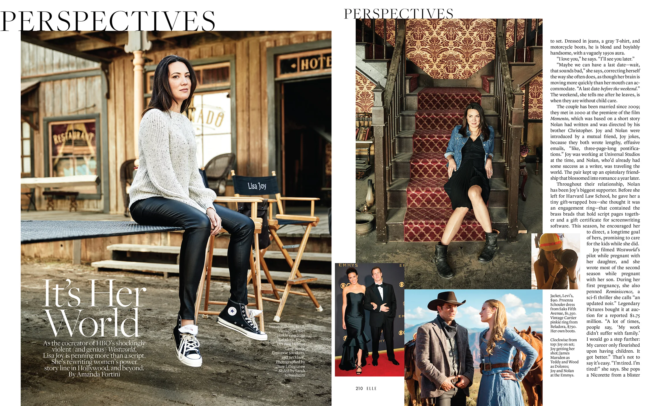 Elle editorial spread